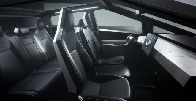 Confirmado: la Tesla Cybertruck montará el volante tipo yugo en su versión de producción