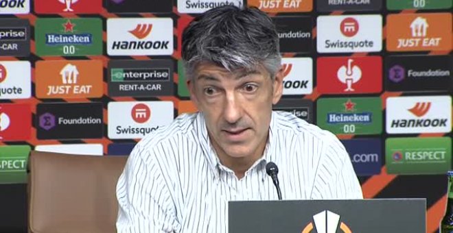 Imanol Alguacil: "Los jugadores han estado extraordinarios"