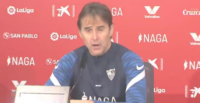 Lopetegui dice que la caída en Champions debe poner "la piel más dura" al Sevilla