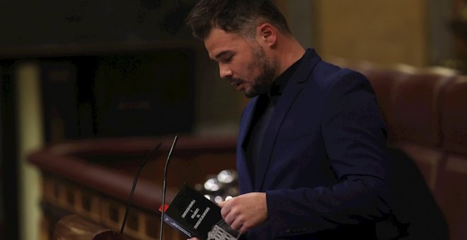 La reflexión de Rufián sobre la vivienda dirigida a "la clase trabajadora que vota a Vox"