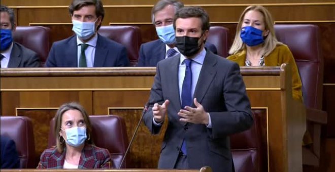 Casado a Sánchez: "¿Qué coño tiene que pasar en España para que usted asuma alguna responsabilidad?"