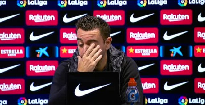 Xavi: "Hay que volver al modelo de juego, que habíamos perdido, y me sorprende muchísimo"