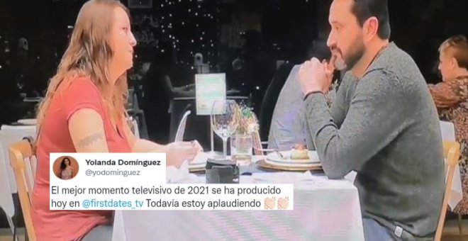 La cita de 'First Dates' más memorable del año en la que se deja claro qué es el feminismo