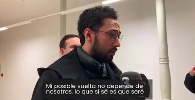 Valtònyc:  "Ahora seré libre en Europa y podré denunciar lo que pasa en España"