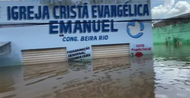 Las impresionantes inundaciones al este de Brasil han dejado ya 24 muertos