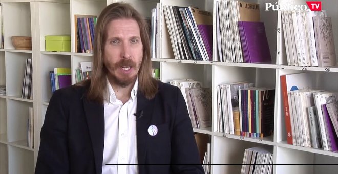 Pablo Fernández, candidato de Unidas Podemos en Castilla y León: "No hemos sido capaces de dar con la tecla adecuada para convencer pero creo que eso va a cambiar"