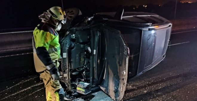 Herida una persona en un accidente de tráfico en la A-8 en Castro Urdiales