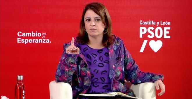 Lastra acusa al PP de Mañueco de "mercadear" con los derechos de las mujeres en CyL