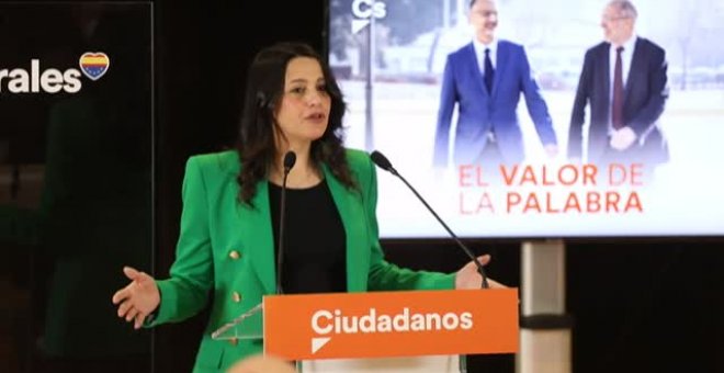 Arrimadas arremete contra PP y PSOE en CyL: "Llevan toda la vida vendiendo mentiras"