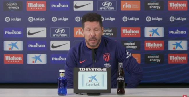 Simeone sobre Xavi Hernández: "Tiene muchísimas herramientas para seguir manteniendo el estilo del Barça"