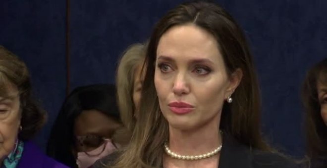 Angelina Jolie pide en el Senado de EEUU que se renueve la ley de violencia contra la mujer