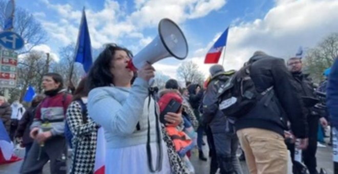 Manifestantes antirestricciones fracasan en su intento de paralizar Bruselas