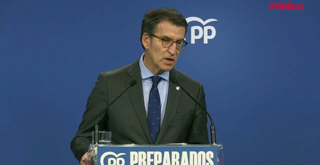 VÍDEO | Feijóo promete escuchar a las bases del PP