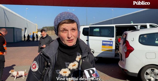 Olha Shokarieva, una de las 133 refugiadas en el convoy: "Tuvimos que atravesar el río para escapar, fue horrible y terrorífico"