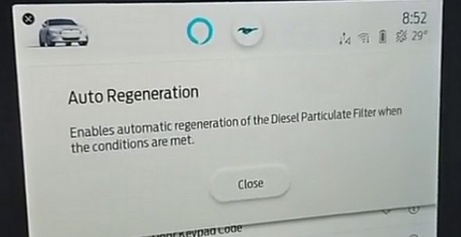 El absurdo aviso sobre el filtro de partículas diésel en un coche eléctrico