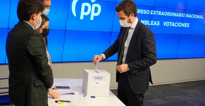 Los 33 días que forzaron a Pablo Casado a votar a su sustituto al frente del PP