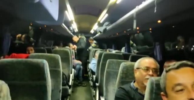 Transportistas de toda España viajan a Madrid para participar en una gran manifestación