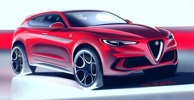 Alfa Romeo confirma el ataque al segmento E con un SUV grande por encima del Stelvio