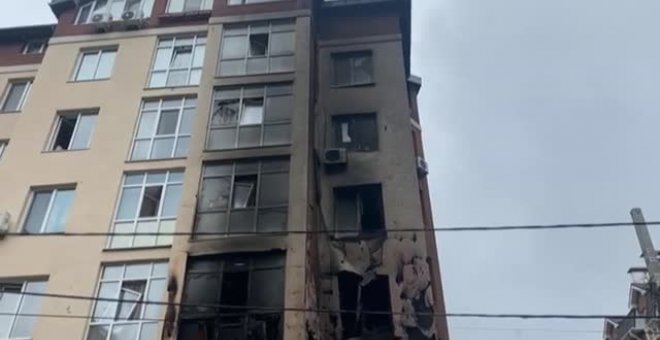 Un recorrido por las devastadas calles de Irpín