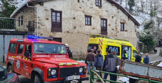 Rescatado un hombre tras caer con un quad por una ladera en Vega de Liébana