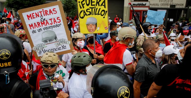 El gobierno de Castillo en jaque: octavo día consecutivo de protestas por todo el país