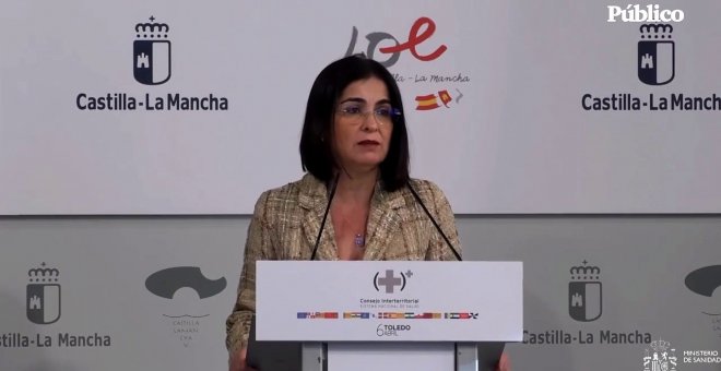 Carolina Darias anuncia el cese de la obligatoriedad del uso de la mascarilla en interiores