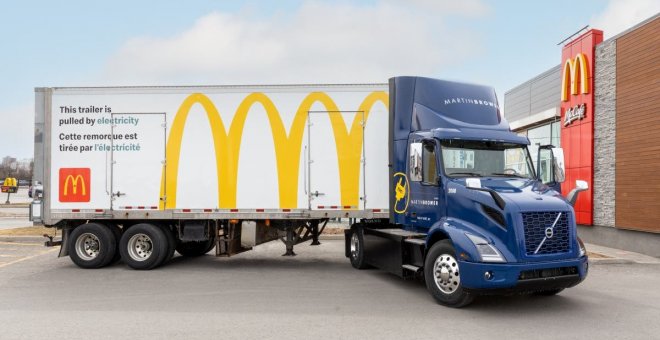 McDonald's empieza a trabajar con camiones eléctricos de Volvo