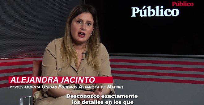 Alejandra Jacinto: sobre un posible Frente Amplio en la Comunidad, a nivel autonómico y municipal.