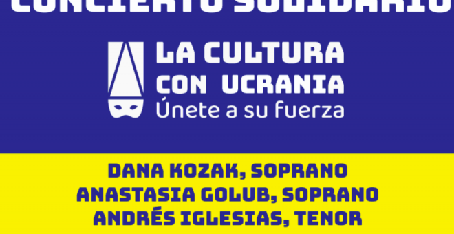 La Cultura se alía con Ucrania en el concierto solidario en el Palacio de Festivales
