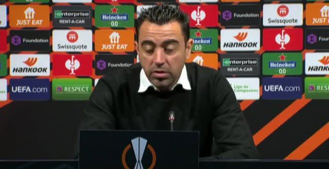 Xavi: "Creo que vamos por el buen camino, es cuestión de tiempo"