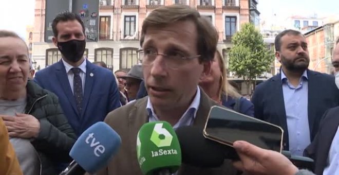 Almeida cree que el abogado que lo ha demandado por el tema de las mascarillas actúa "dirigido" por Sánchez