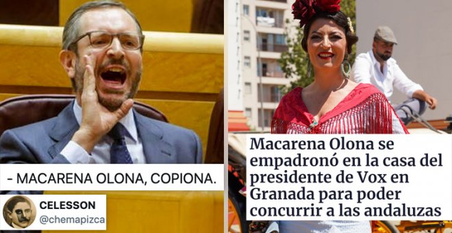 Macarena Olona se marca "un Maroto" y queda retratada: "Es una Mena. Mal Empadronada, No Andaluza"