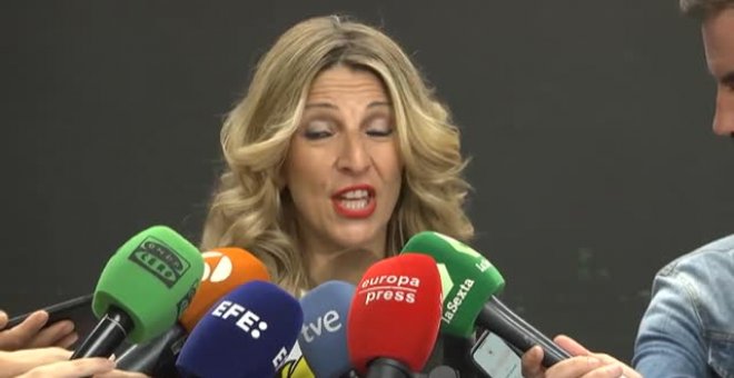 Yolanda Díaz se muestra "muy ilusionada" con 'Sumar'