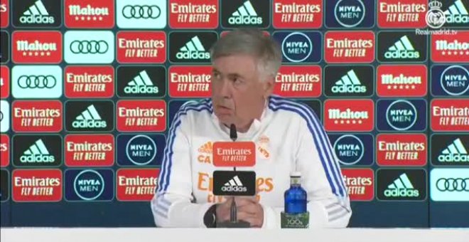 Ancelotti duda entre el once inicial y el once final para el partido ante el Liverpool