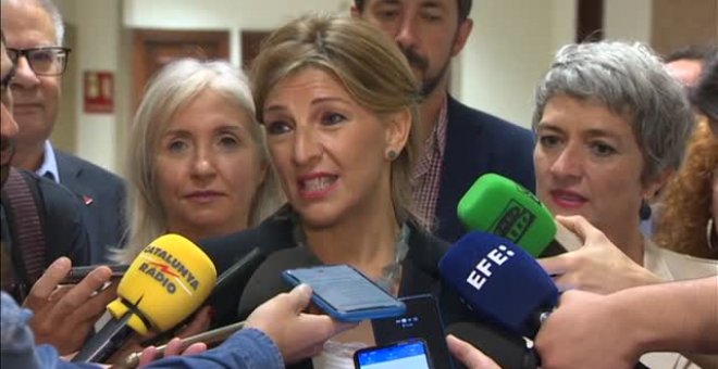 Yolanda Díaz, sobre Feijóo: "Es una aberración, no está preparado para gobernar"