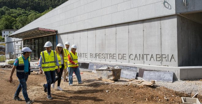 Avanzan las obras del Centro del Arte Rupestre