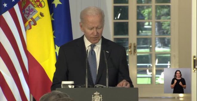 Joe Biden asegura que la amistad entre España y Estados Unidos nos hace aliados fuertes