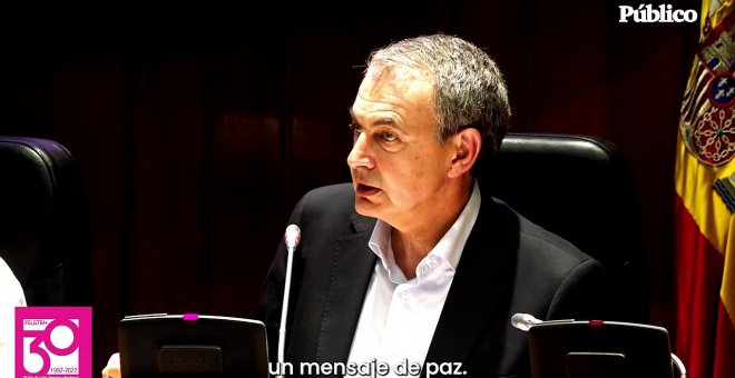 Zapatero: "Las mejores cosas las aprendí de personas que aman de otra manera o que tienen otro color de piel"