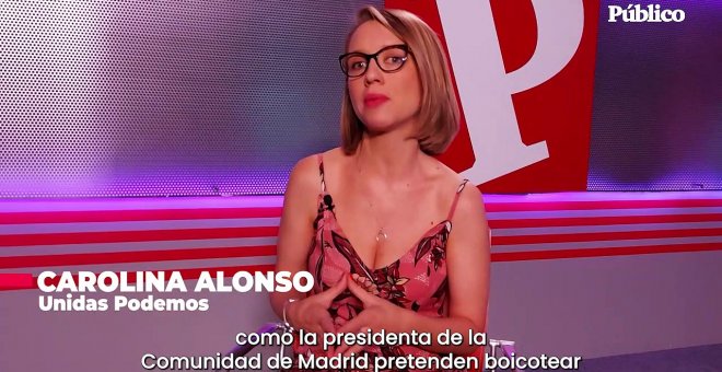 Carolina Alonso: "El Orgullo pone a Madrid muchísimo más en el mapa que la cumbre de la OTAN"