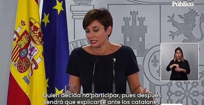 El Gobierno, sobre la próxima Mesa de Diálogo con la Generalitat: "Quien decida no participar tendrá que explicarse ante los catalanes"