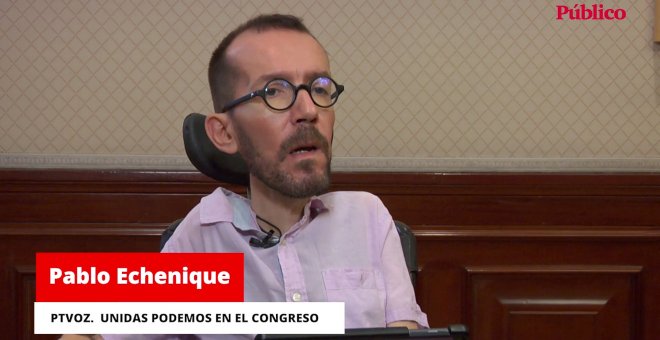 Pablo Echenique: "Vamos a pelear para que en los próximos presupuestos pueda haber una reforma fiscal ambiciosa e integral"