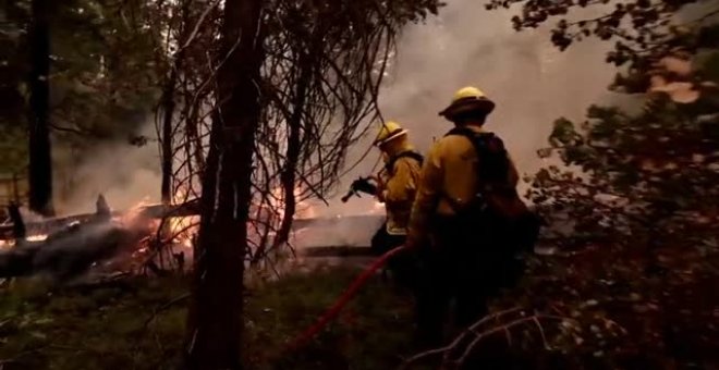 Uno de los mayores incendios del verano