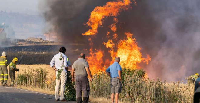 Los incendios remiten en todo el territorio español