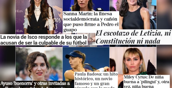 La competición por el titular más machista tiene serios contendientes: De "las novias de" a las políticas "cañón"