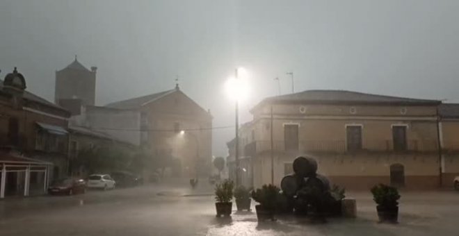 Media España pendiente de las tormentas