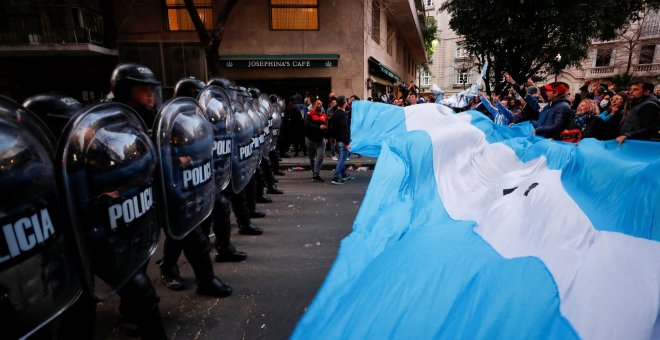 Así fue la "cacería" por parte de la Policía de Buenos Aires en la protesta por Cristina Kirchner