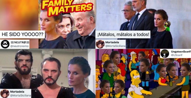 Los memes más cachondos de la reina Letizia en la capilla ardiente de Isabel II