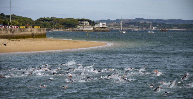 Antonio Benito y Sara Alemany, vencedores del IV Triatlón Ciudad de Santander