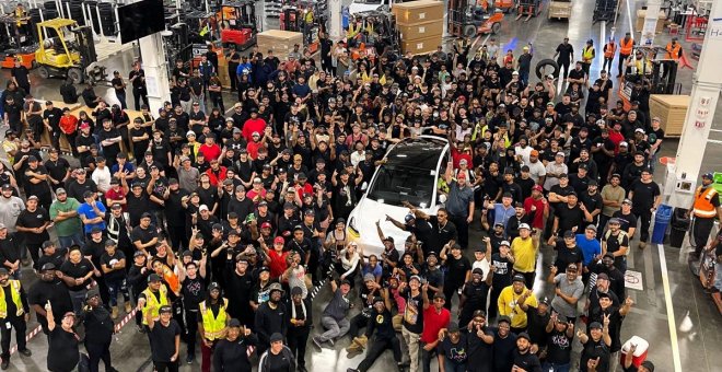 La Gigafactoría de Austin celebra los 10.000 Tesla Model Y fabricados