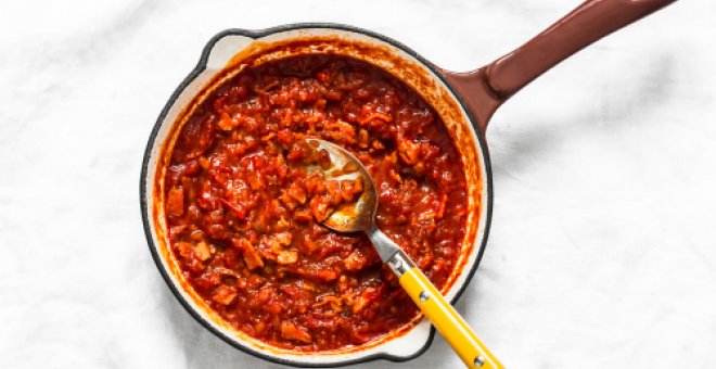 Pato confinado - Receta de salsa amatriciana: puro sabor de Italia